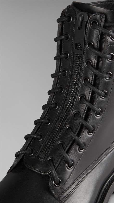 burberry schnürboots|Burberry military boots.